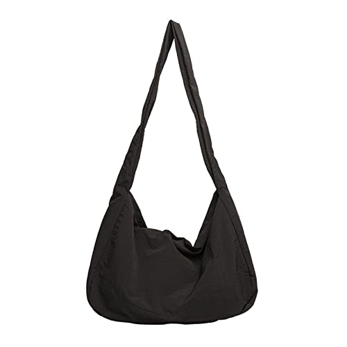 XINGLIDA 2023 Einfache Modetasche Taschen Für Mädchen Frauen Große Kapazität Crossbody Crossbody Koreaner Stil Schulterminderer Farbbeutel Umhängetasche von XINGLIDA