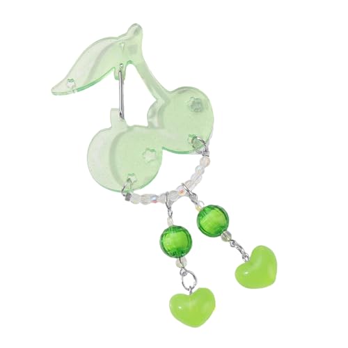 XINGLIDA Acrylkirschen Form Carabiner Multifunktionaler Rucksack Anhänger Schlüsselbeutel Charme Accessoires Für Frauen Girls Geschenke Acrylkirschform Carabiner von XINGLIDA