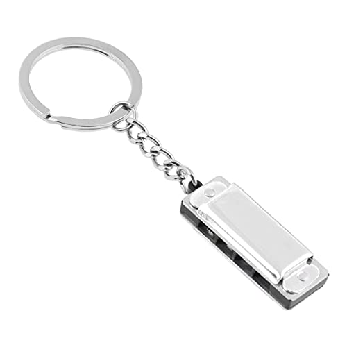 XINGLIDA Bunte Mundharmonica Schlüsselbund Mundharmonica Kleine 8 Ton -4 Löcher Für Schlüsselkette Für Schlüsselringe Für Kinderspielzeugmusikinstrumente Geschenke von XINGLIDA