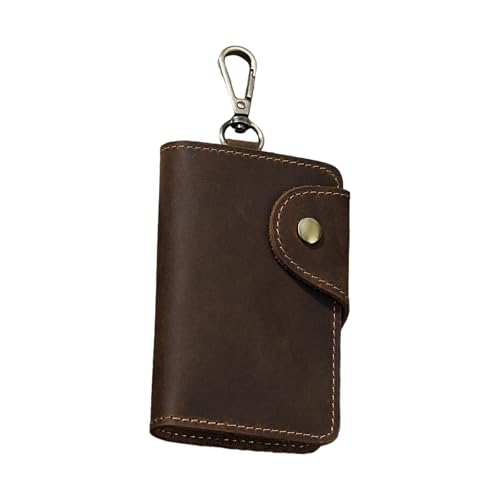 XINGLIDA Business Cason Taille Für Männer Pocket PU Leather Kartenorganisation Kompakte Design Schlüsselbund Essentielle Retro Schlüsselbundkoffer Autoschlüsseln von XINGLIDA