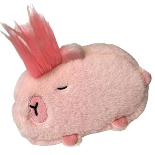 XINGLIDA Capybaras Thematierte Robuste Plüschstiftbeutel Praktische Softspeicherlösung Accessoire Für Den Täglichen Freizeitgebrauch von XINGLIDA
