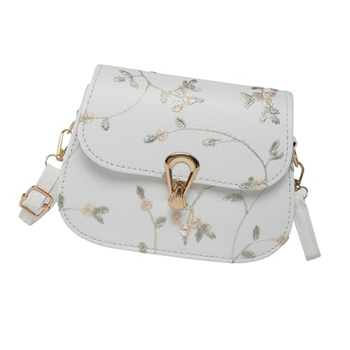 XINGLIDA Chinesische Stylses Umhängetasche Für Frauen Trendy Crossbody Kleine Quadratische Weibliche Spitze Blumenmessen Frauen Mode Schulter Spitze Crossbody Platz von XINGLIDA