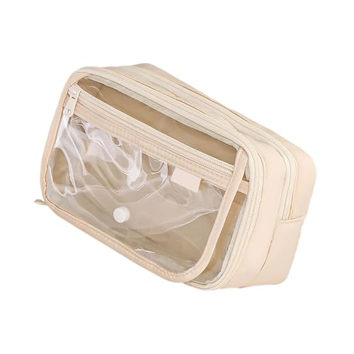 XINGLIDA Clear Pencil Case Einfache Tasche Große Kapazität Stiftbeutel Ästhetische Organisatoren Für Die Schule Klarer Kapazität Ästhetik von XINGLIDA