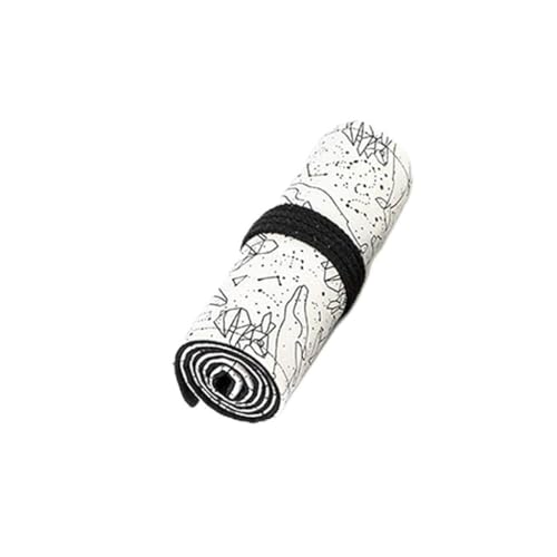 XINGLIDA Constellation 12/24/36/48/72 Loch Leinwand Roll Pen Vorhang Bleistift Tasche für Etui, Nr. 72, 82*20cm von XINGLIDA