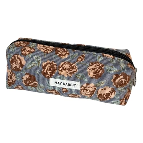 XINGLIDA Cord Stiftkoffer Bleistift Make Up Beutel Mit Lösung Für Schüler Multifunktional Case Cord Tasche von XINGLIDA