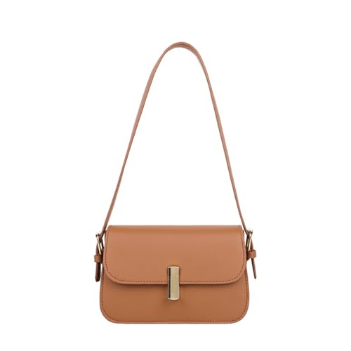 XINGLIDA Damen-Umhängetasche, PU-Leder, Sattel-Geldbörse, Schultertasche mit Klappe, Handtasche, Geldbörse, lässige Umhängetasche von XINGLIDA