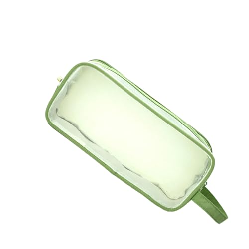 XINGLIDA Doppelschichtstiftkoffer Für Schulbüroversorgungen Tragbarer Stift Organizer Großer Kapazitätsbleistiftbeutel Klarer Organisatorbeutel von XINGLIDA