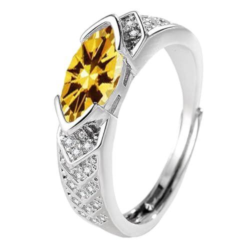 Einstellbare Größe Lymphatische Zirkonia Ringe Mit Moissaniten Mode Accessoire Für Tägliche Verschleiß Und Besondere Anlässe Geometrische Silberringe von XINGLIDA