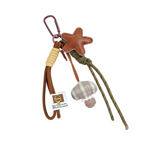 XINGLIDA Einzigartiger Star Anhänger Für Rucksack Taschen Dekoration Artistic Seil Die Den Schlüsselhalter Geburtstagsjubiläum Valentines Stylish Rucksack Keychain Dating Detailliert Haben von XINGLIDA