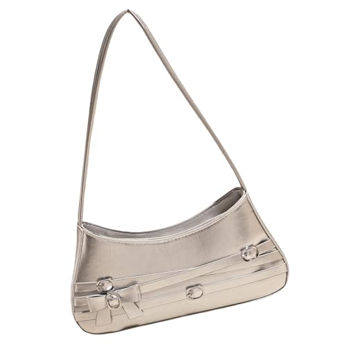 XINGLIDA Elegante Umhängetaschen Für Frauen PU Leder Achselhöhle Bögen Unterarm Geldbörse Stilvolle Abend Handtasche Für Tägliche Verwendung Party Feierabend Umhängetasche von XINGLIDA