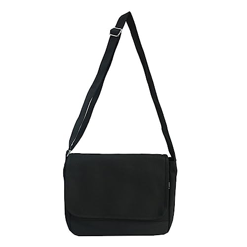 XINGLIDA Frauen Casual Schulter Tasche Männer Einfarbig Umhängetasche Student College Schule Tasche Große Kapazität Freizeit Mess XINGLIDA Frauen Casual Schulter Tasche Männer Einfarbig Umhängetasche Student College Schule Tasche Große Kapazität Freizeit Mess von XINGLIDA