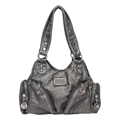 XINGLIDA Frauen Mode Handtasche Pendeltasche Einfacher Schulter Top Retro Crossbod von XINGLIDA