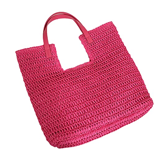 XINGLIDA Frauen Stroh Gewebte Handtasche Damen Große Kapazität Tasche Strand-Tasche Mode Urlaub Tasche Handgemachte S von XINGLIDA