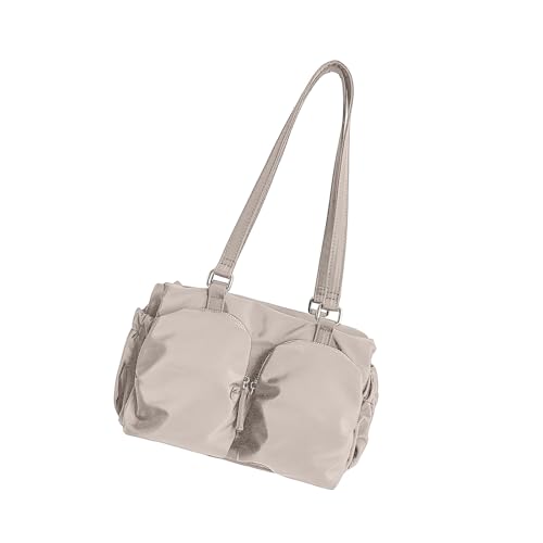 XINGLIDA Frauen Umhängetasche Stilvolle Achselhöhle Multipockets Handtasche All Matching Achter Pendeln Für Alltägliche Frauen Achselhaut Stilvolle Handtasche All Matching Schulter Nylon Unterarm von XINGLIDA