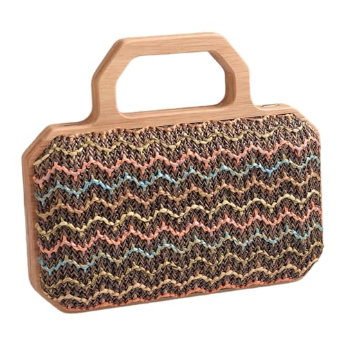 XINGLIDA Frauen Umhängetasche Stilvoller Strand Täglich Strohhandtasche All Matching Crossbody Shopping Dating Für Urlaub Frauen Schulter Stroh Strand Stilvoller Crossbody Täglich Für Urlaub von XINGLIDA