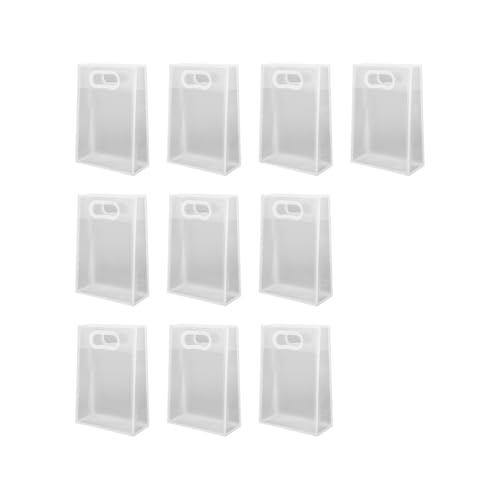 XINGLIDA Großkapazität Plastik Einkaufstasche Ergonomische Griffgriff Durch Durchscheinende Geschenktasche Perfekt Für Marktausflug Und Reisen Großkapazität Markteinkaufstasche von XINGLIDA