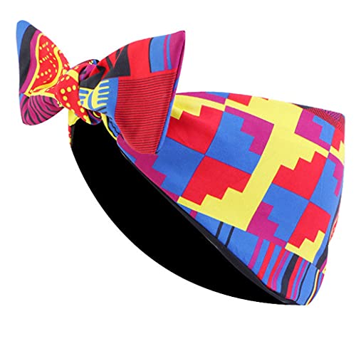 XINGLIDA Haarband, afrikanisches Stirnband, geknotet, für Kopfwickel, elastisches Slip-Haarband für Kreuz, gedreht, breit, Turban-Stirnbänder für Damen (7#) von XINGLIDA