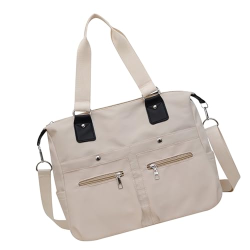 XINGLIDA Handtaschen Damen Top Hoboes Geldbeutel Freizeitöcktaschen Leinwand Toted Satchel Geldbörse Multipockets Casual Work Tasche Frauen Mehrfachpocket Leinwand Getötet von XINGLIDA
