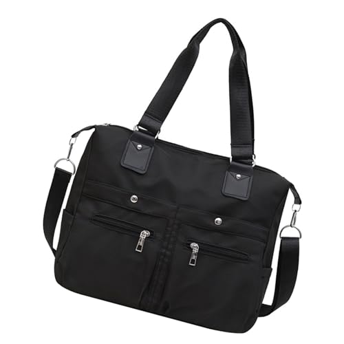 XINGLIDA Handtaschen Damen Top Hoboes Geldbeutel Freizeitöcktaschen Leinwand Toted Satchel Geldbörse Multipockets Casual Work Tasche Frauen Mehrfachpocket Leinwand Getötet von XINGLIDA