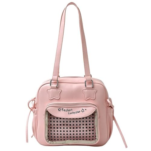 XINGLIDA Harajukus Itabag Umhängetasche Transparente Taschenmessenerinnen Itabag Toted Handtaschen Satchel Für Frauen Transparent Verderbte Tasche von XINGLIDA