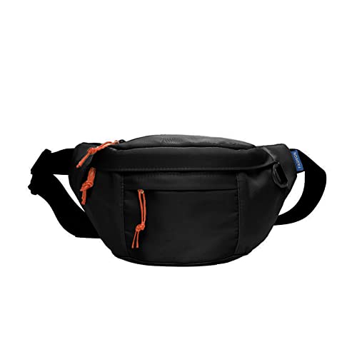 XINGLIDA Hüfttasche, Nylon-Gürteltasche, Geldbörse, große Kapazität, Gürteltasche, Sporttasche für Teenager, Unisex, Umhängetasch von XINGLIDA