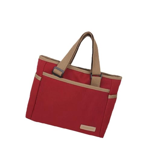 XINGLIDA Lässige Leinwand Umhängetasche Frauen Crossbody Multipocket Geldbörse Arbeit Laptop Handtasche Lässig Arbeitstasche von XINGLIDA