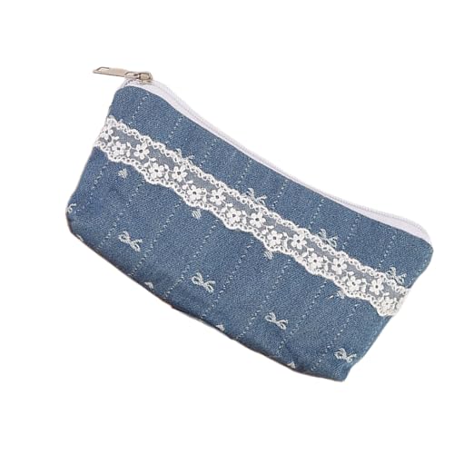 XINGLIDA Mode Blumenstiftbox Für Schüler Große Kapazität Leinwand Stiftbeutel Mehrzweckschule Office Storage Case Bag Florale Druckkoffer Tragbarer Beutelbox von XINGLIDA