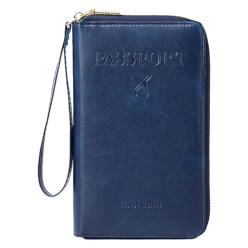 XINGLIDA Pässe Koffer Pässe Halterabdeckungen Reise Brieftasche PU Lederkartenzubehör Für Frauen Und Männer PU Leder Pass Passport Passport Card Wallet Wallet Für Erwachsene von XINGLIDA
