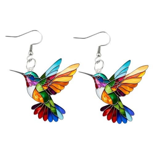 XINGLIDA Raffinierte Ohrringe Schmuck Frauen Modeaccessoires Mode Ohrringe Geeignet Für Hochzeiten Und Partys Hummingbird Schmuck Geeignet von XINGLIDA