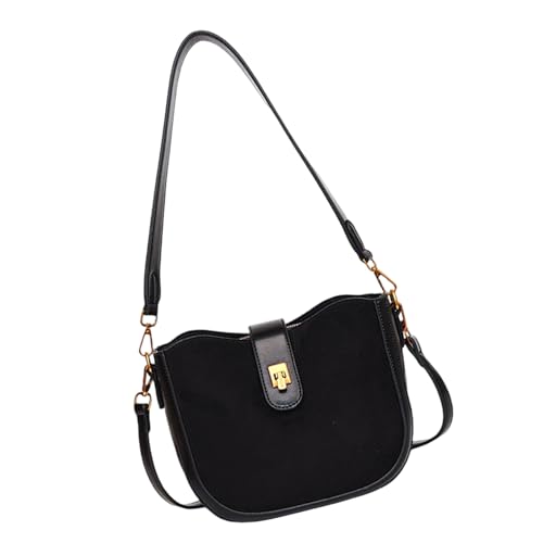 XINGLIDA Retro Crossbody Bag Für Frauen Einfache Schulter Achselhöhle Trendy Achselstärke Mode Handtasche Pendeln Frauen Trendige Schulter Handtasche Retro Achselhalterung Mode Crossbody von XINGLIDA