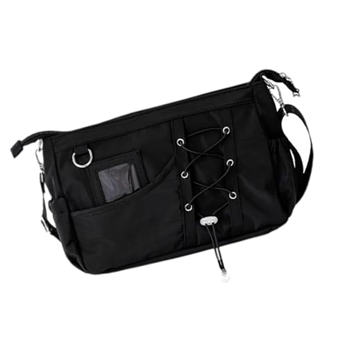 XINGLIDA Star Itabag Crossbody Bag Mit Verstellbarem Gurt Stilvolle Kordelschulter Für Schulreisen Und Tägliche Nutzung Drawess Crossbody Schöne Itabag Mode Schulter Für Pin Display von XINGLIDA