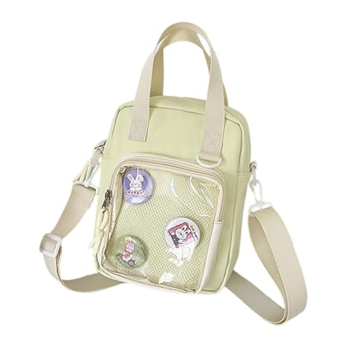 XINGLIDA Stilvolle Anime Charakter Umhängetasche Anspruchsvoller Nylonkonstruktion Geräumiger Essentials Crossbody Taschen Für Reisen Stilvolle Anime Print Umhängetasche Für Teenager von XINGLIDA