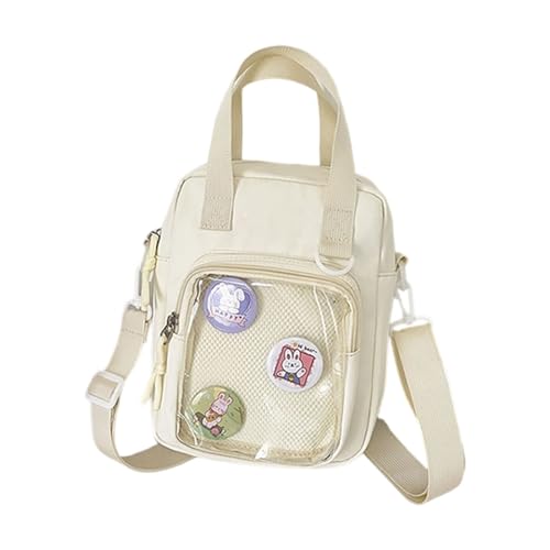 XINGLIDA Stilvolle Anime Charakter Umhängetasche Anspruchsvoller Nylonkonstruktion Geräumiger Essentials Crossbody Taschen Für Reisen Stilvolle Anime Print Umhängetasche Für Teenager von XINGLIDA