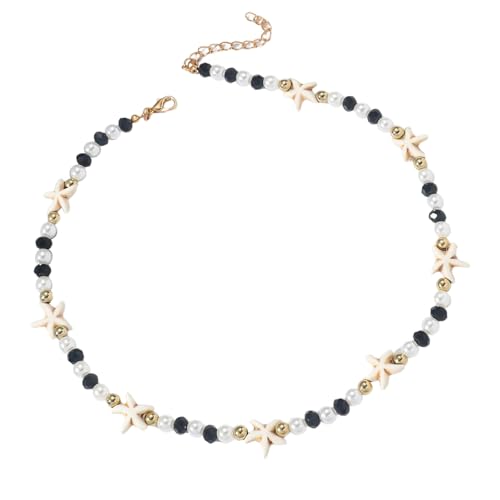 Strand Urlaub Schmuck Zarte Meeresperlen Halskette Bequemer Nackenschmuck Für EIN Marine Inspiriertes Outfit Modische Frauen Halskette Geeignet von XINGLIDA