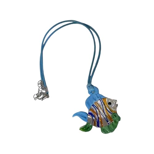 XINGLIDA Stylische Halskette Fischform Pendellennhalte Halskette Verstellbare Länge Mode Neckschmuck Für Tägliche Und Party Tragen Handgefertigten Dopaminschmuck von XINGLIDA