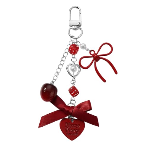XINGLIDA Stylish Skull Bau Keychain Bag Charme Süßes Kantiges Design Metall Accessoire Für Rucksack Geldbeutel Geburtstagsgeschenk Trendy Charme Für Modeliebhaber von XINGLIDA