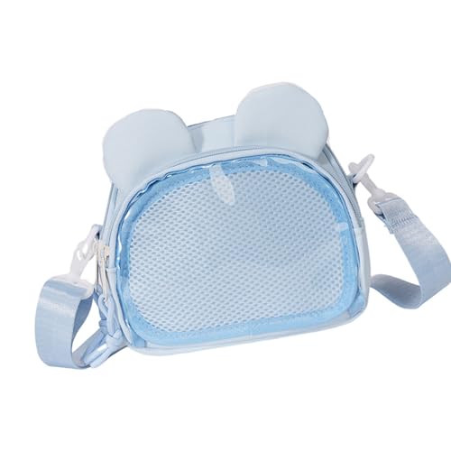 XINGLIDA Transparente Anime Themen Umhängetasche Für Mode Enthusiasten Praktische Nylon Großkapazität Casual Cosplay Verwenden Klare Anime Tasche von XINGLIDA