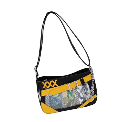 XINGLIDA Umhängetasche Für Frauen Mit Abzeichenanzeige Und Verstellbare Gurtanime Boten Crossbody Taschen Für Lässige Tägliche Verwendung Crossbody von XINGLIDA