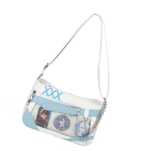 XINGLIDA Umhängetasche Für Frauen Mit Abzeichenanzeige Und Verstellbare Gurtanime Boten Crossbody Taschen Für Lässige Tägliche Verwendung Crossbody von XINGLIDA