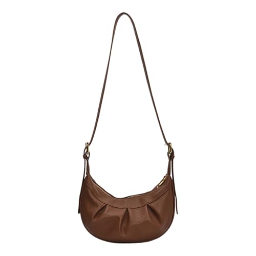 XINGLIDA Umhängetasche Für Frauen Plissierte Geldbörsen Handtaschen Hoboes Taschen Leder Crossbody Mit Verstellbarem Gurt Geschenk von XINGLIDA