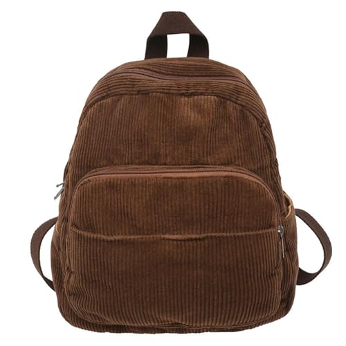 XINGLIDA Vintage-Mini-Rucksack aus Cord, Retro-Reise-Tagesrucksack, lässiger Rucksack für modische Frauen XINGLIDA Vintage-Mini-Rucksack aus Cord, Retro-Reise-Tagesrucksack, lässiger Rucksack für modische Frauen von XINGLIDA