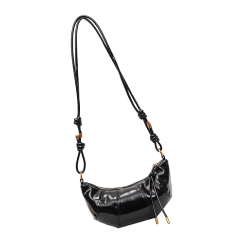 XINGLIDA Women Crossbody Bag Einfacher Knödel Stylische Schulterpendelpendel Leder Boten Für Alltägliche Frauen Crossbody Mode Schulter Pendelpendel Einfacher Messenger von XINGLIDA