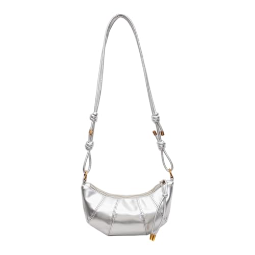 XINGLIDA Women Crossbody Bag Einfacher Knödel Stylische Schulterpendelpendel Leder Boten Für Alltägliche Frauen Crossbody Mode Schulter Pendelpendel Einfacher Messenger von XINGLIDA