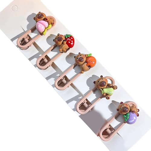 Zarte Capybaras Haarclip Schöne Haare Schmuck Fangen Prinzessin Barrettes Haarstyling Werkzeug Ornamente von XINGLIDA
