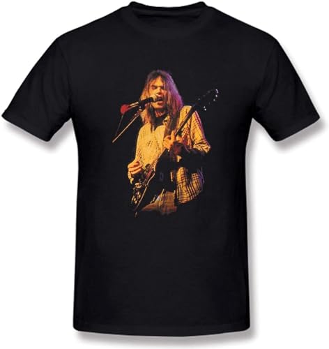 Neil T-Shirts Young Cotton Men's T-Shirts Short Sleeve XXL von XINGMAI