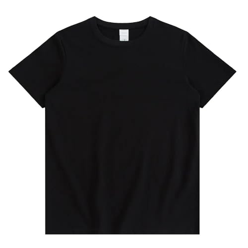 Unisex 100% Cotton Short-Sleeve T-Shirts Black L von XINGYUE STAR