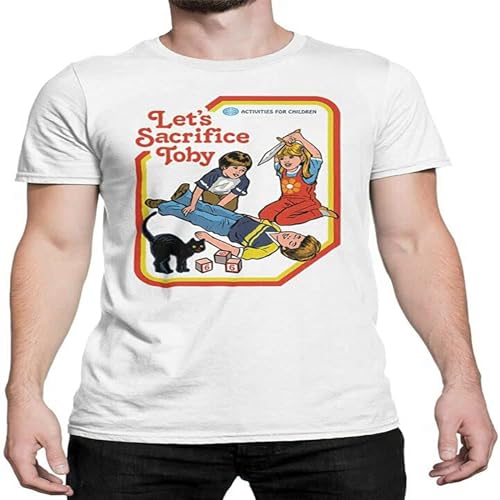 New Let S Sacrifice Toby Activities for Children Spell Circle Premium Mens T-Shirt White XL von XINGYUE STAR
