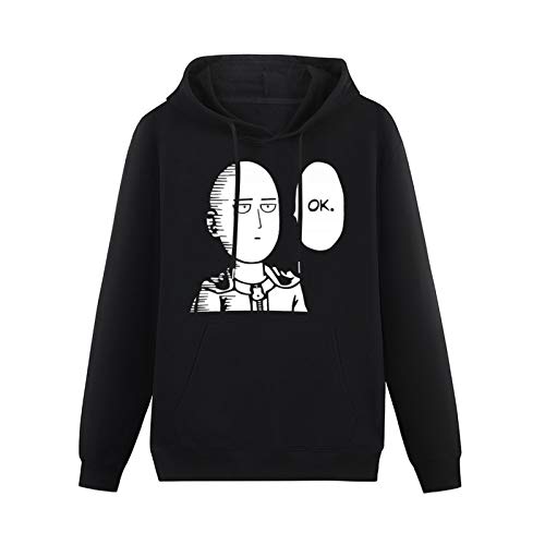 XINGYUE STAR Fkyceun One Punch Oks Hoody Unisex Ptinted Hoodies Long Sleeve Men's Hooded with Pocket Black XXL von XINGYUE STAR