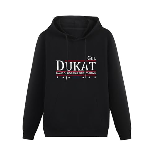 XINGYUE STAR Gul Dukat Make Cardassia Great Again Hoody Unisex Ptinted Hoodies Long Sleeve Men's Hooded with Pocket Black L von XINGYUE STAR