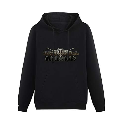 XINGYUE STAR World of Wot Logo Hoody Unisex Ptinted Hoodies Long Sleeve Men's Hooded with Pocket Black M von XINGYUE STAR